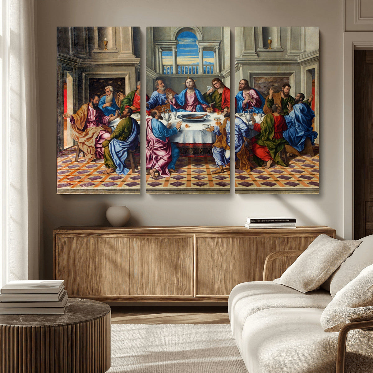 The Last Supper Multi Panel Canvas Wall Art