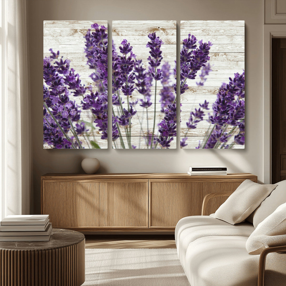 Lavender Herb Wall Art Canvas Print