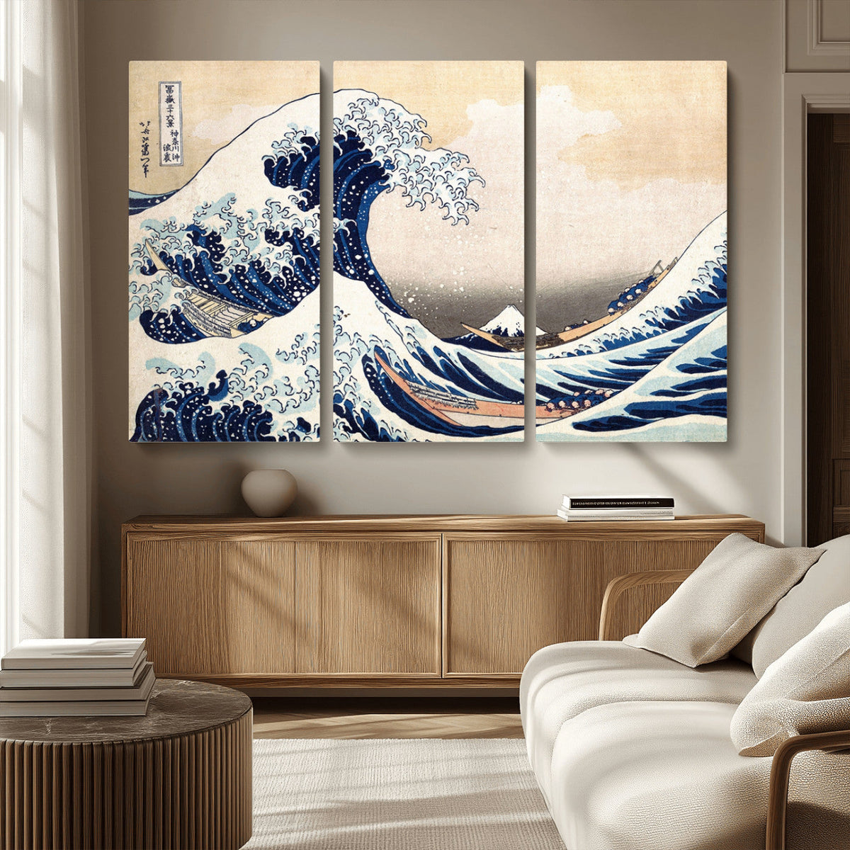 Hokusai: The Breaking Wave off Kanagawa Canvas Print