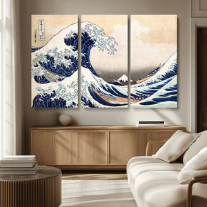 Hokusai: The Breaking Wave off Kanagawa Canvas Print