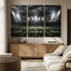American Football Stadium Wall Art Canvas Print, Stadium