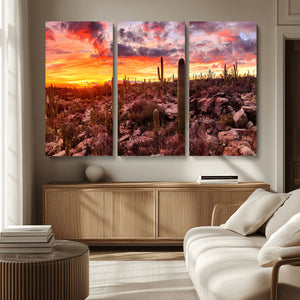 Arizona Desert Print, Western Cowboy Wall Art Print