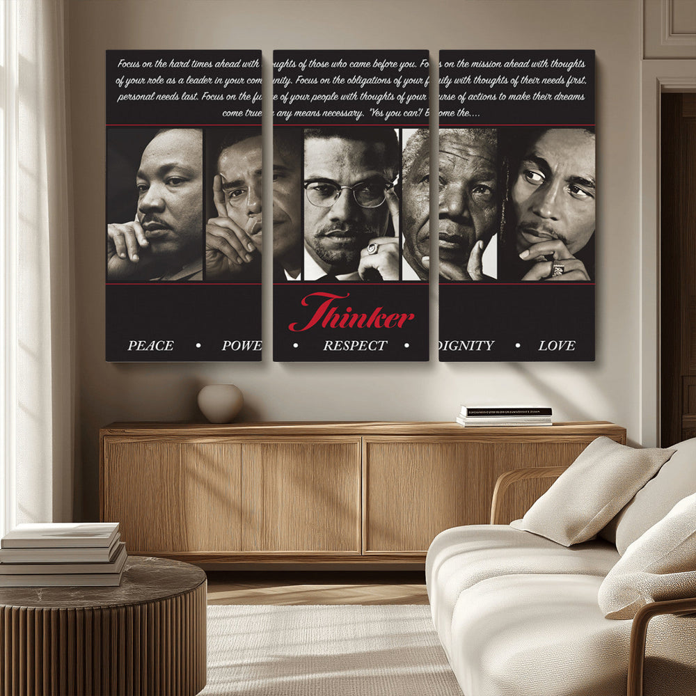 Thinkers of Wall Art Canvas Print - Inspirational Wall Art