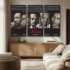 Thinkers of Wall Art Canvas Print - Inspirational Wall Art