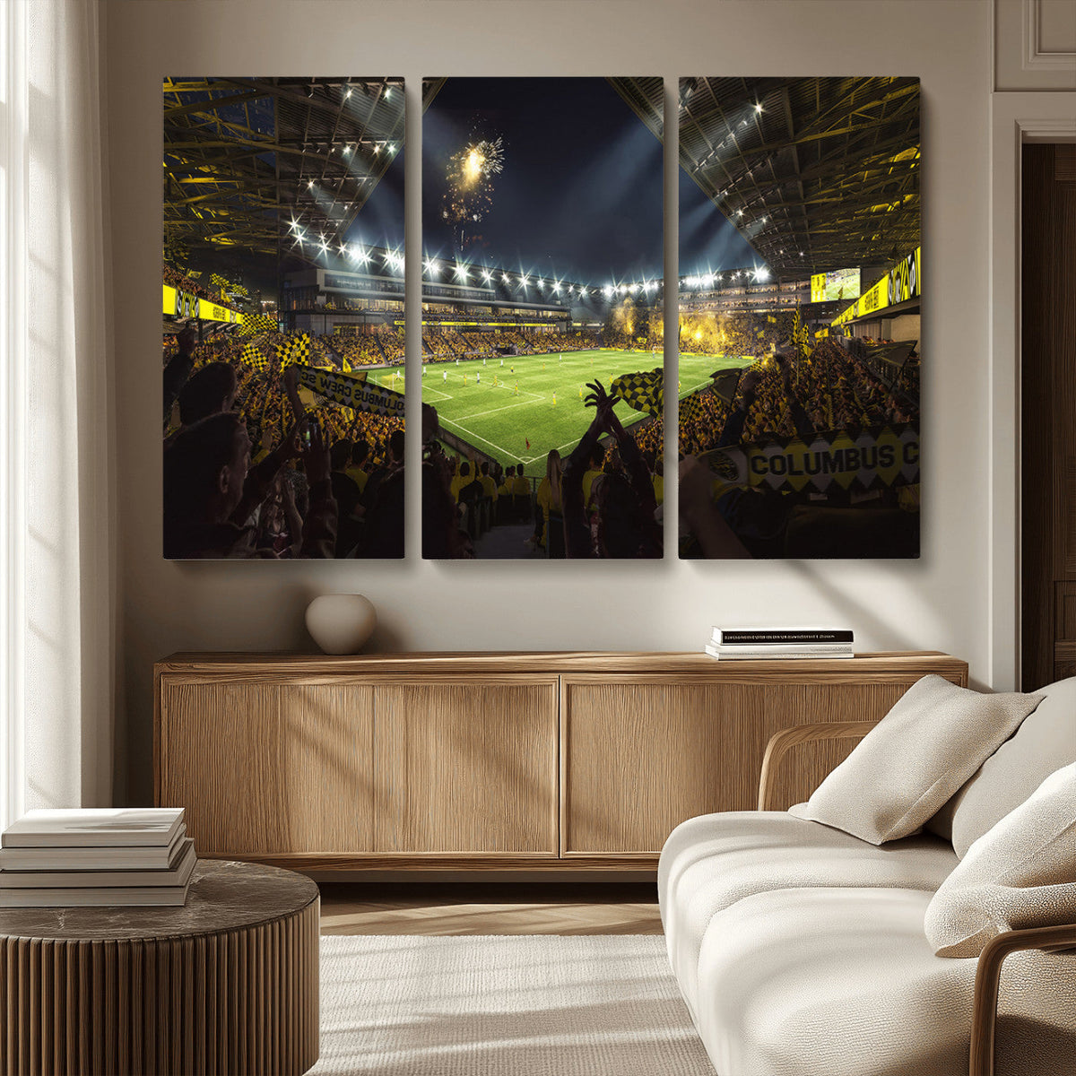 Columbus Crew Soccer Team Print - Columbus Crew Stadium Wall