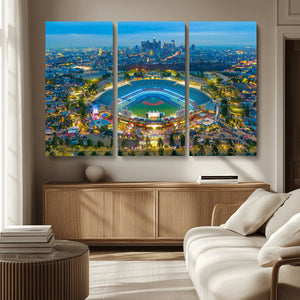 Los Angeles Dodgers Wall Art Canvas, Dodger Stadium Wall Art