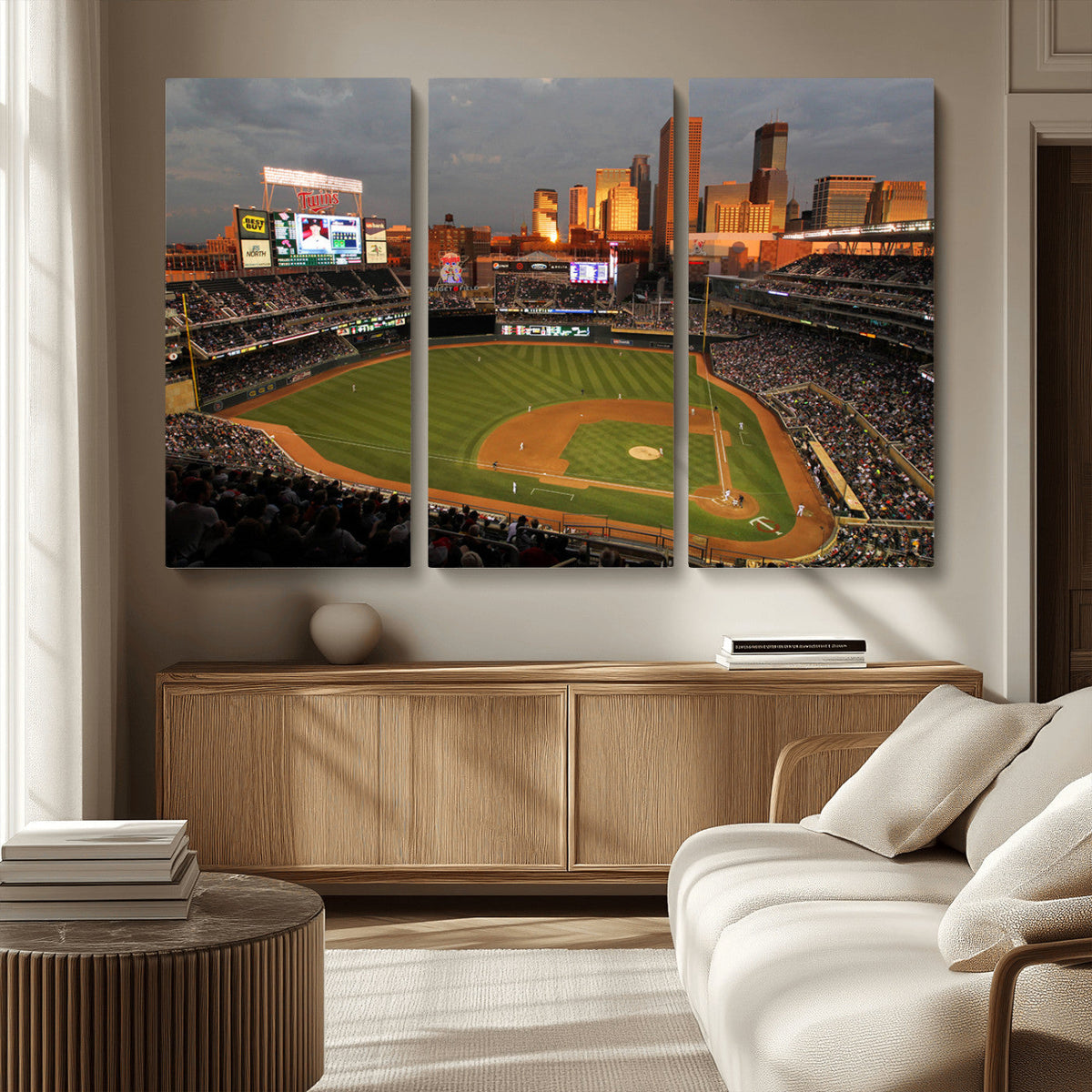 Minnesota Twins Baseball Team Print - Minneapolis Target