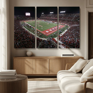 Houston Cougars Football Team Print - Houston TDECU Stadium