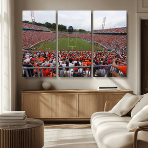 Virginia Cavaliers Football Team Print - Charlottesville Scott Stadium Print Wall Art Canvas