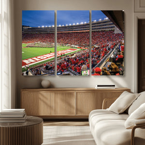 Wisconsin Badgers Football Team Print - Madison Camp Randall