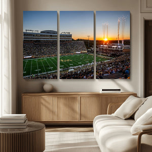 Demon Deacons Football Team Print Canvas- Winston-Salem