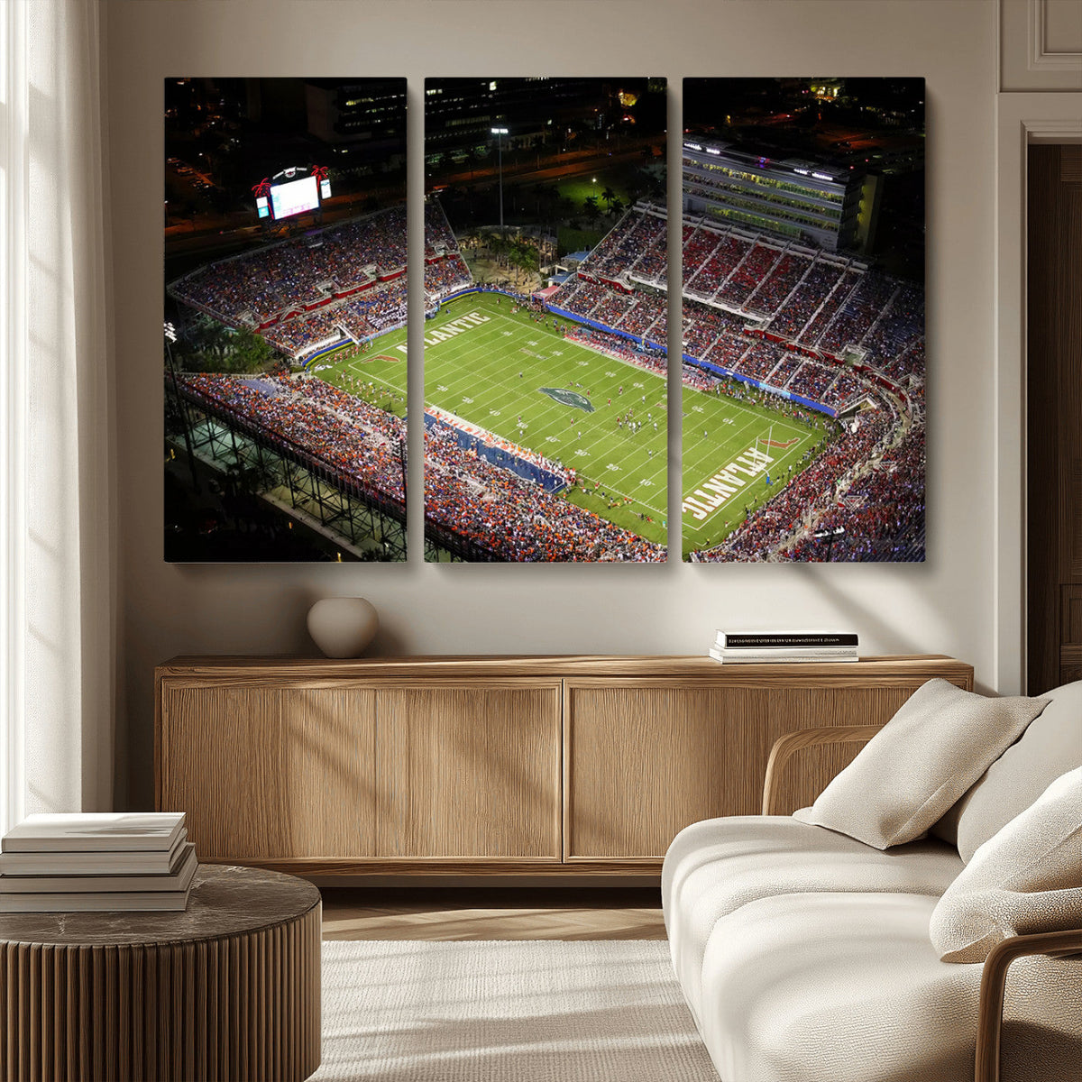 Florida Atlantic University Owls Canvas Print, Football Team