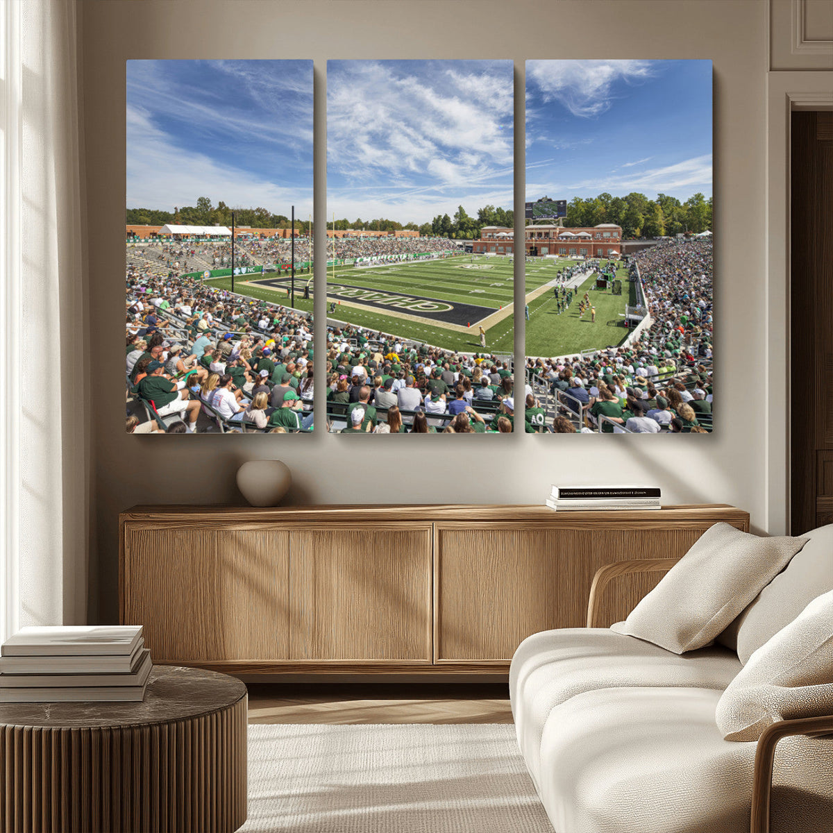University of Charlotte 49ers Football Team Print -
