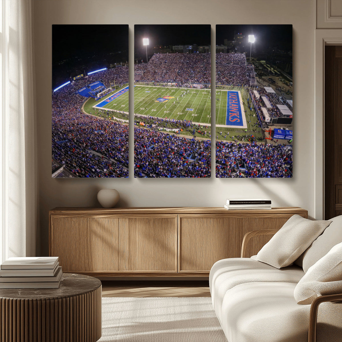 University of Kansas Jayhawks Football Team Print - Lawrence