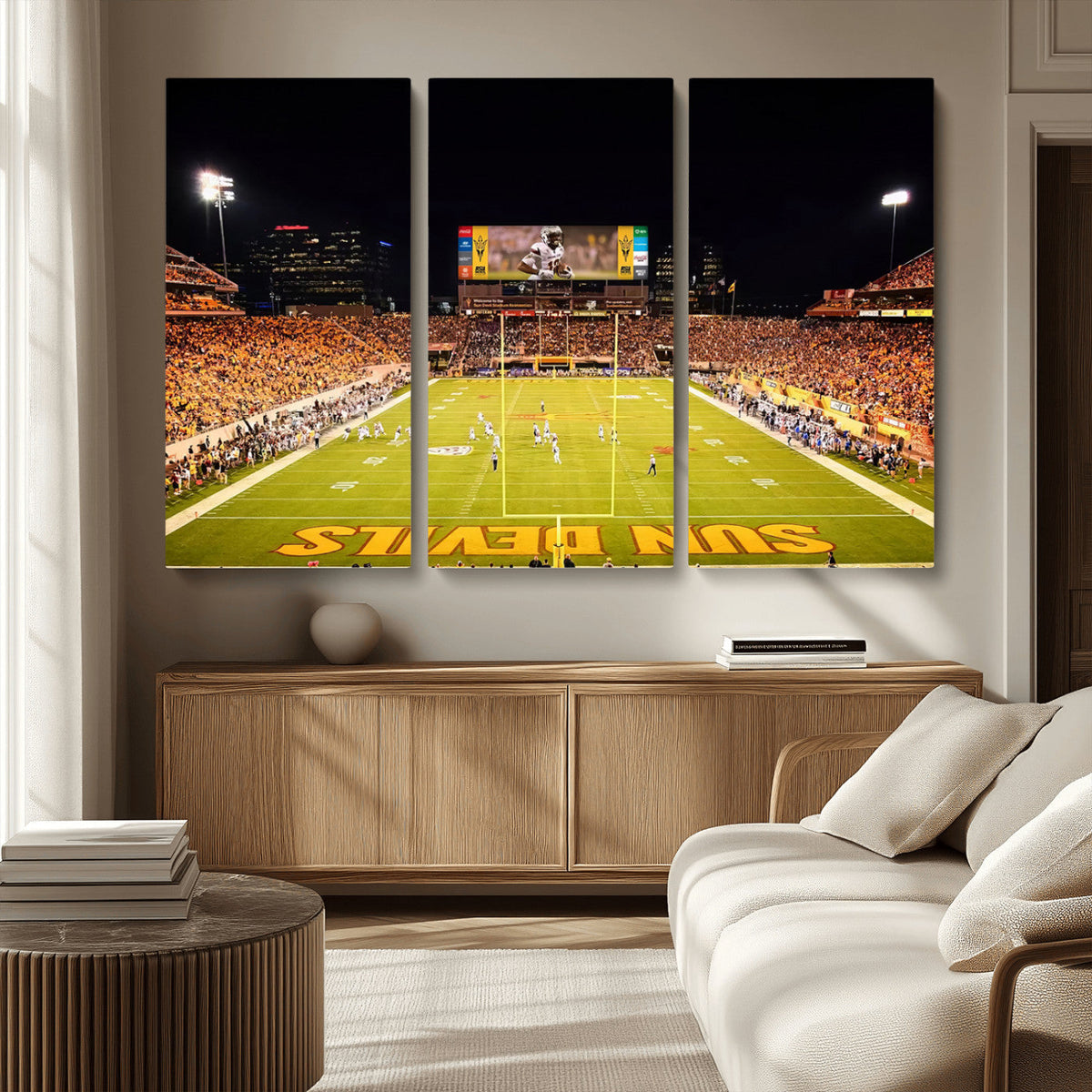 ASU Sun Devils Football Team Print - Phoenix Mountain
