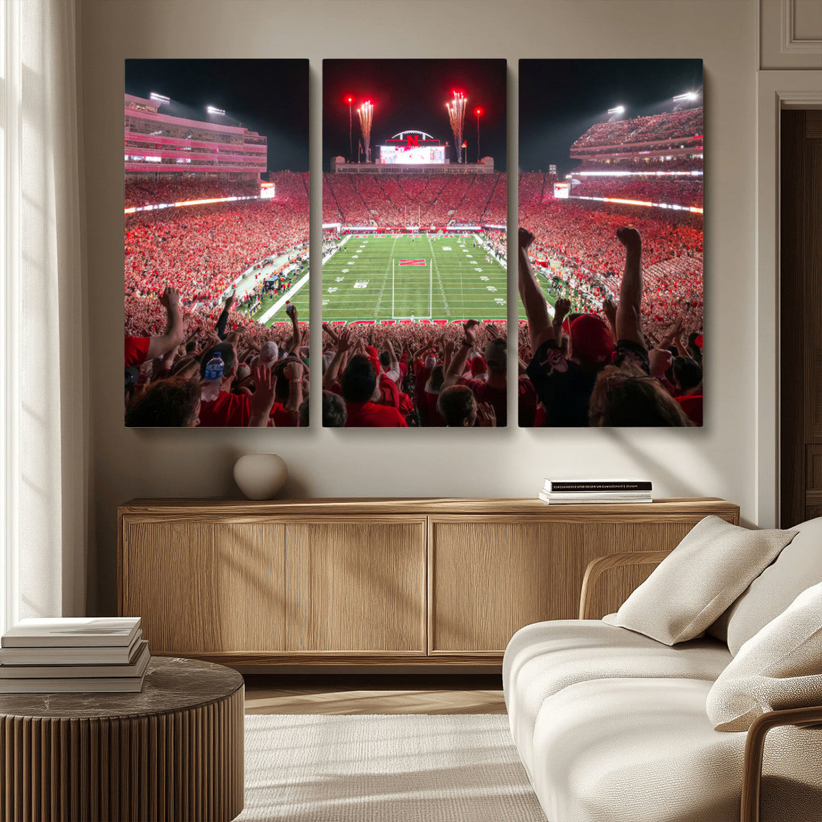 University of Nebraska Cornhuskers Football Team Print -
