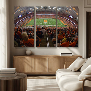 Syracuse University Orange Football Canvas Print, Football