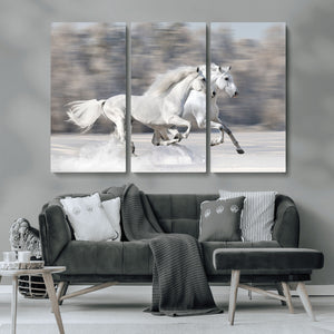 The White Horses Wall Art, Framed White Horses Wall Art
