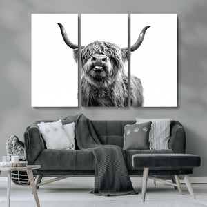 Fanny Scottish Highland Cow Cattle Art Print Farmhouse Wall