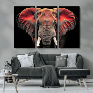 Elephant Wall Art Canvas Print