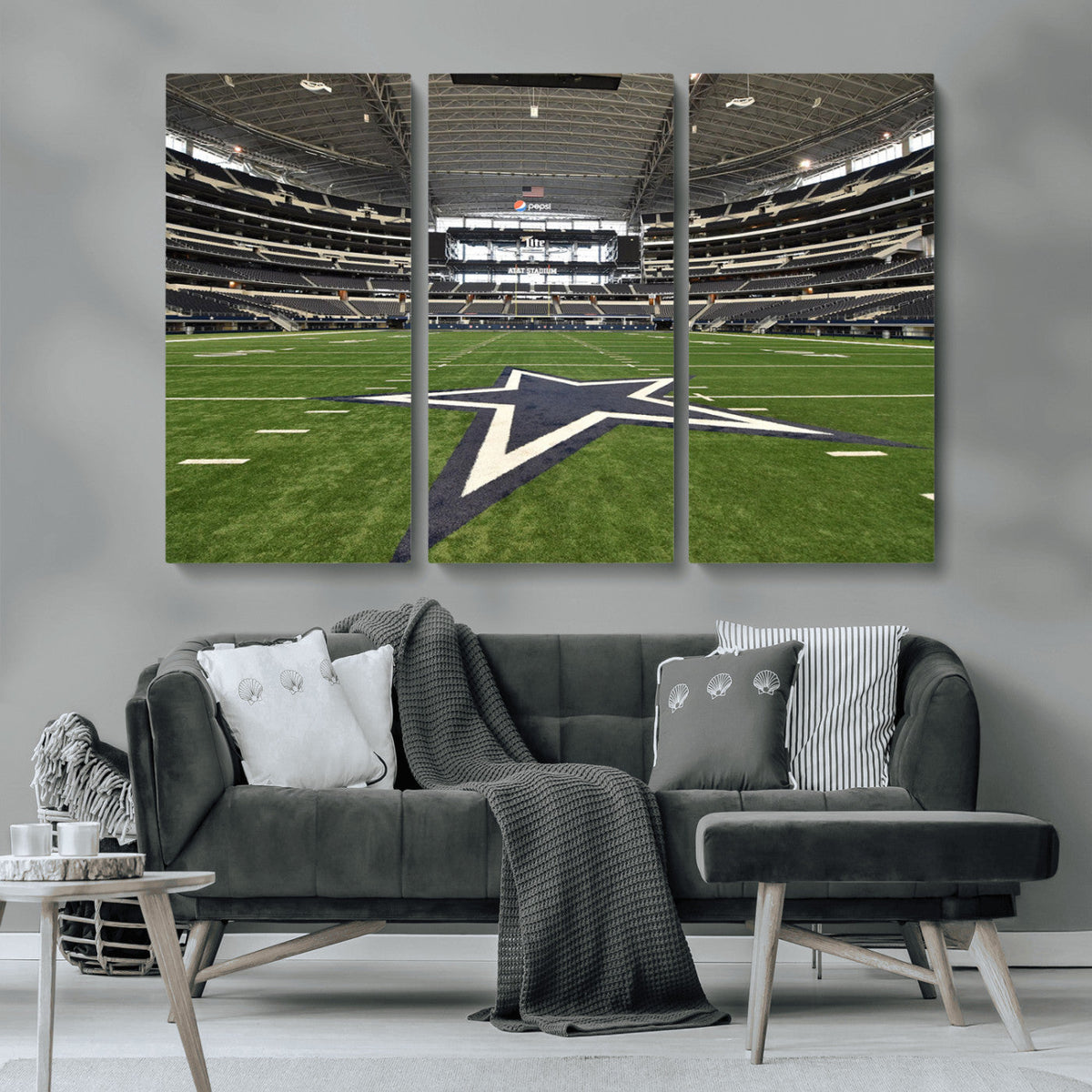 Dallas Cowboys Football Team Print - Arlington AT&T Stadium