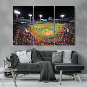 Fenway Park Wall Art Canvas Print | Large Baseball Stadium