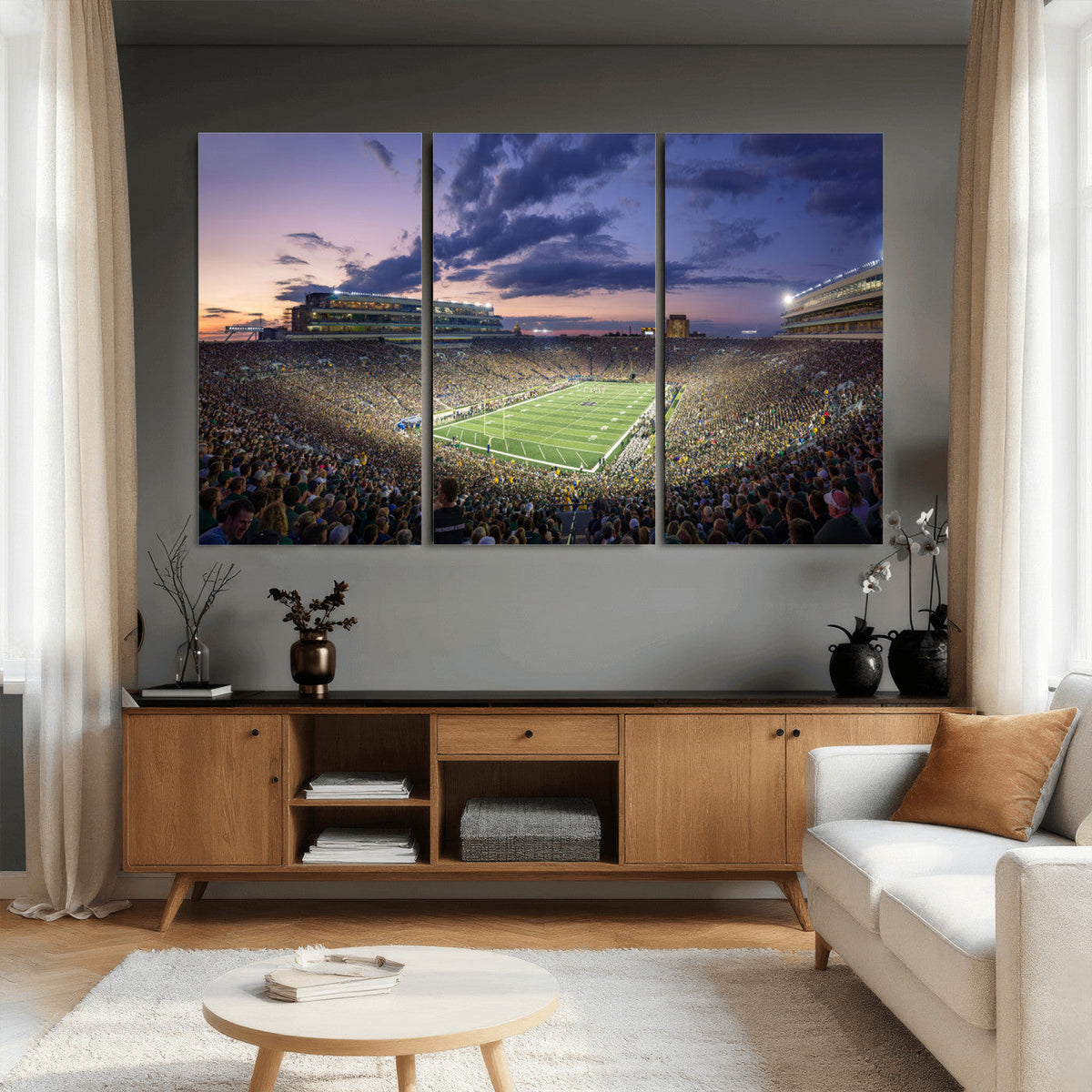 Notre Dame Fighting Irish Football Team Print - Notre Dame