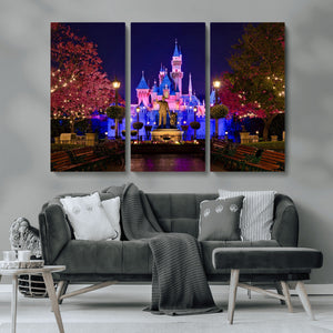 Castle Large Wall Art Disney Magic Kingdom Kids Room Decor -