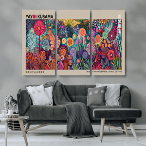 Yayoi Kusama Wall Art Canvas Print, Abstract Art, Large