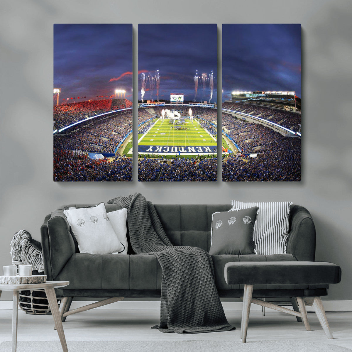 Kroger Field Canvas Wall Art - Kentucky Stadium Wall Art