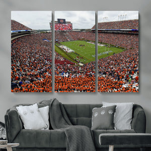 Jordan-Hare Stadium Wall Art Canvas Print, College Sports