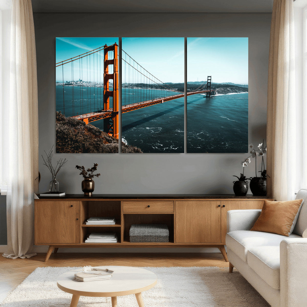 Golden Gate Bridge Wall Art Canvas Print – San Francisco