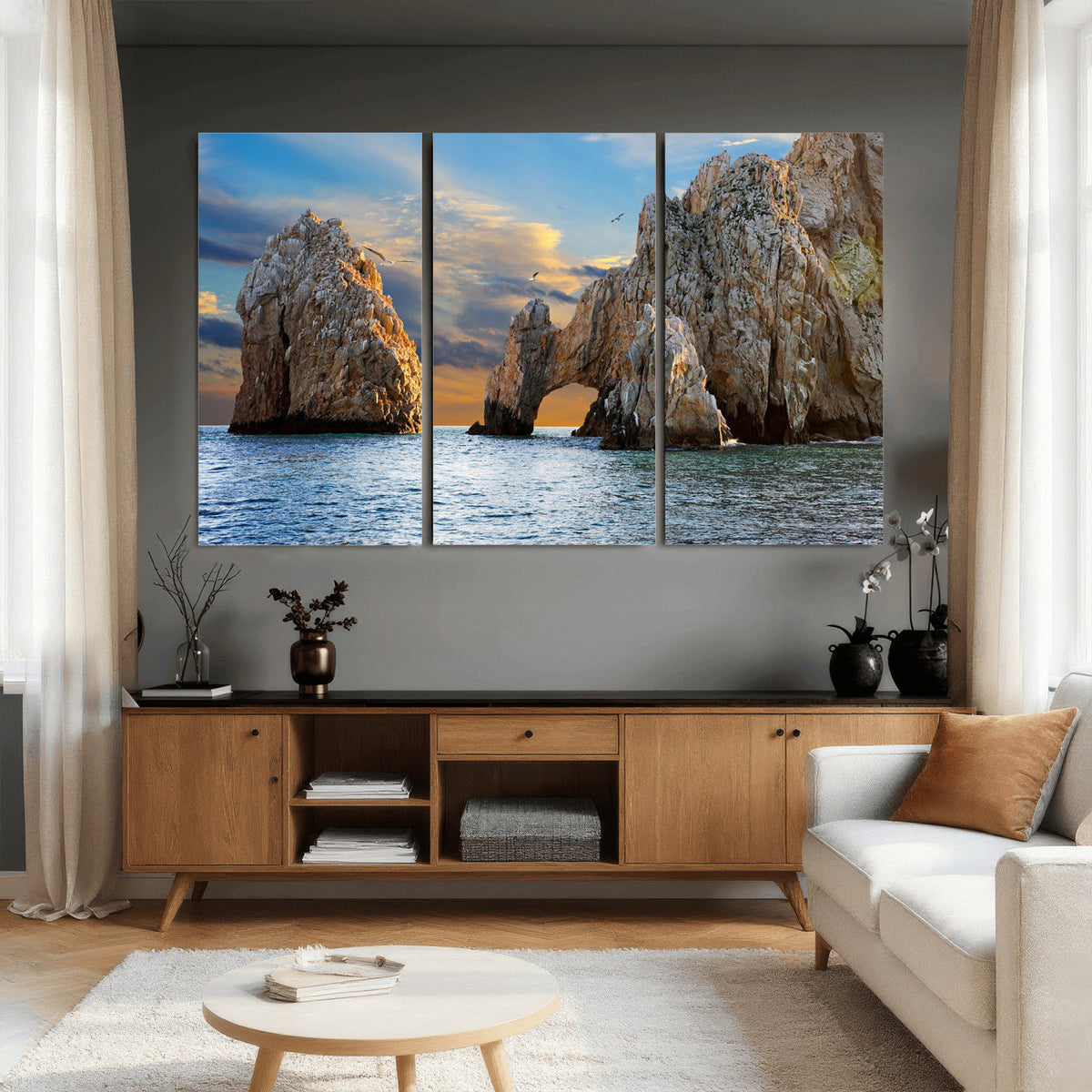 The Arch Cabo San Lucas Ocean Arch Wall Art Canvas Print,