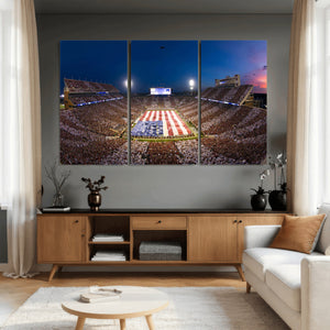 Oklahoma Sooners Memorial Stadium Wall Art Canvas Print,