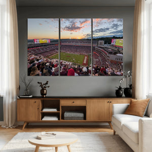 Donald W. Reynolds Razorback Stadium Wall Art Canvas Print –