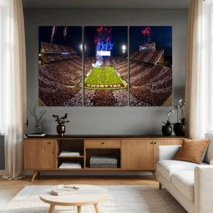 Oklahoma Memorial Stadium Wall Art Canvas Print – Oklahoma