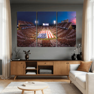 Oklahoma Memorial Stadium Wall Art Canvas Print – Oklahoma