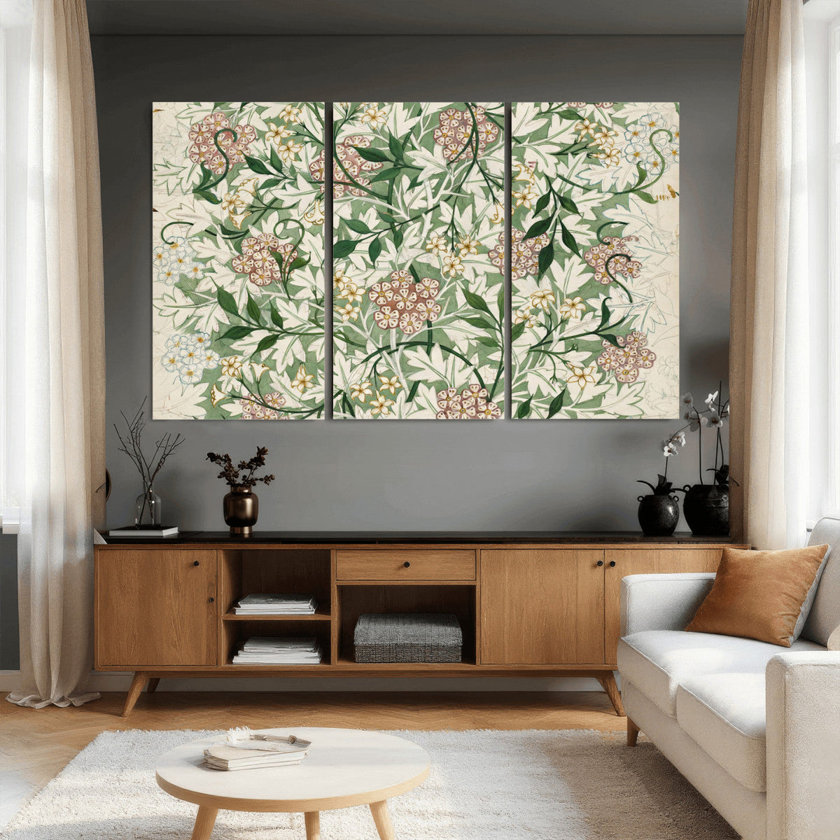 William Morris Jasmine 1872 Canvas Wall Art — Arts and