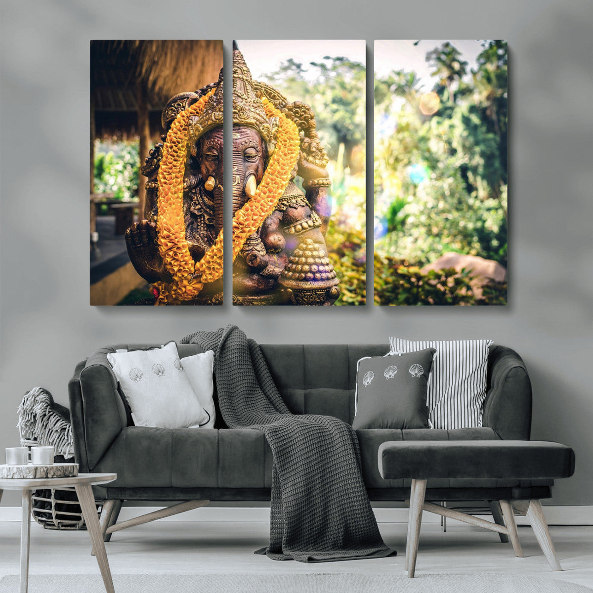 Hinduism Statue Wall Art Canvas Print