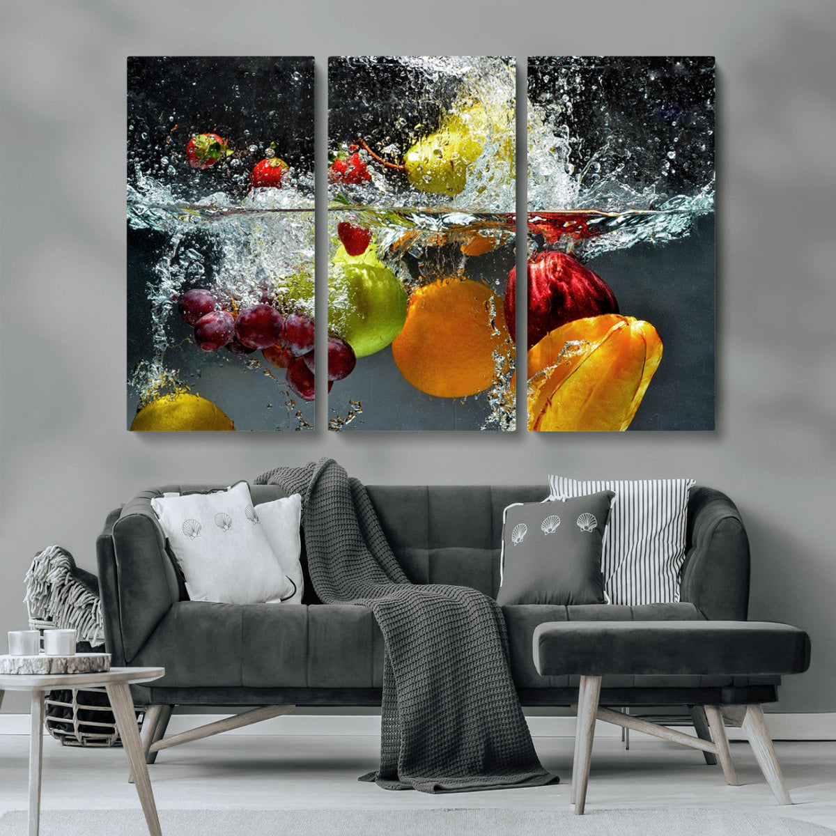 Kithen Vegetables World Wall Art Canvas Print