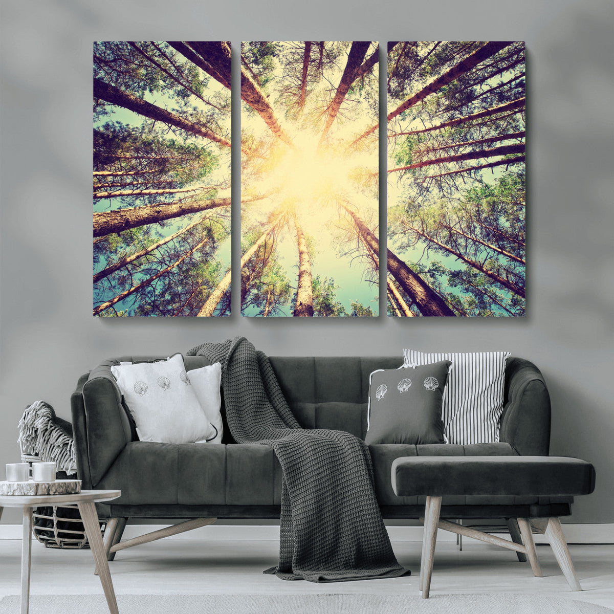 Tree and Sunshine Canvas Print