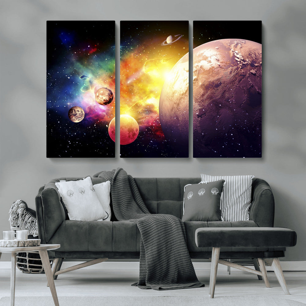 Space and Galaxy Canvas Print