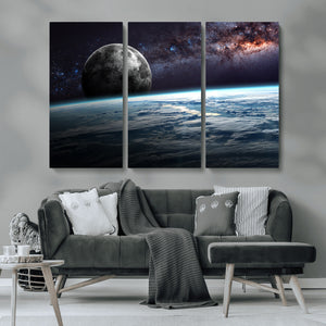 Space and Planet Canvas Print