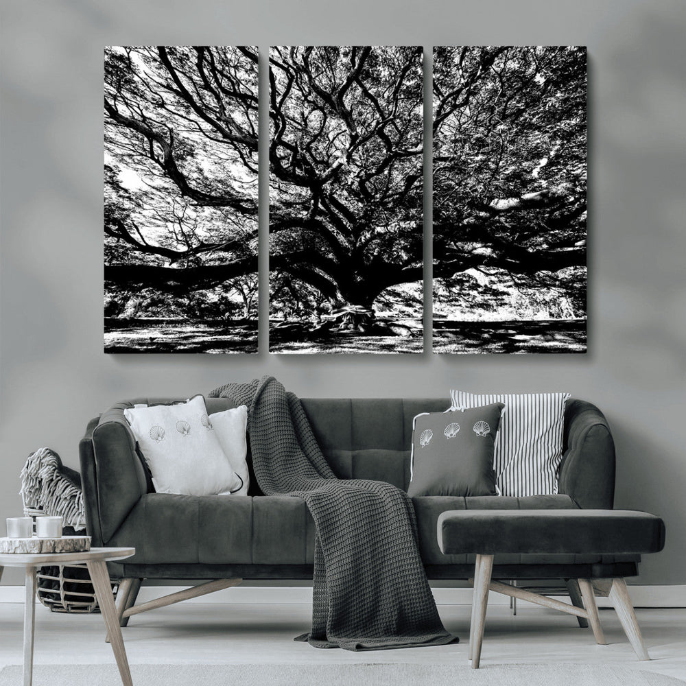 Mighty Angel Oak Wall Art | Angel Oak Tree Art Print