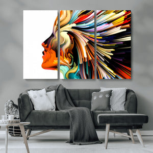 Profile Colors Canvas Print