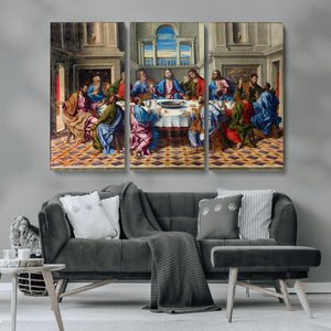 The Last Supper Multi Panel Canvas Wall Art