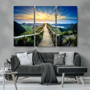 Mountain Landscape Wall Art Canvas Print