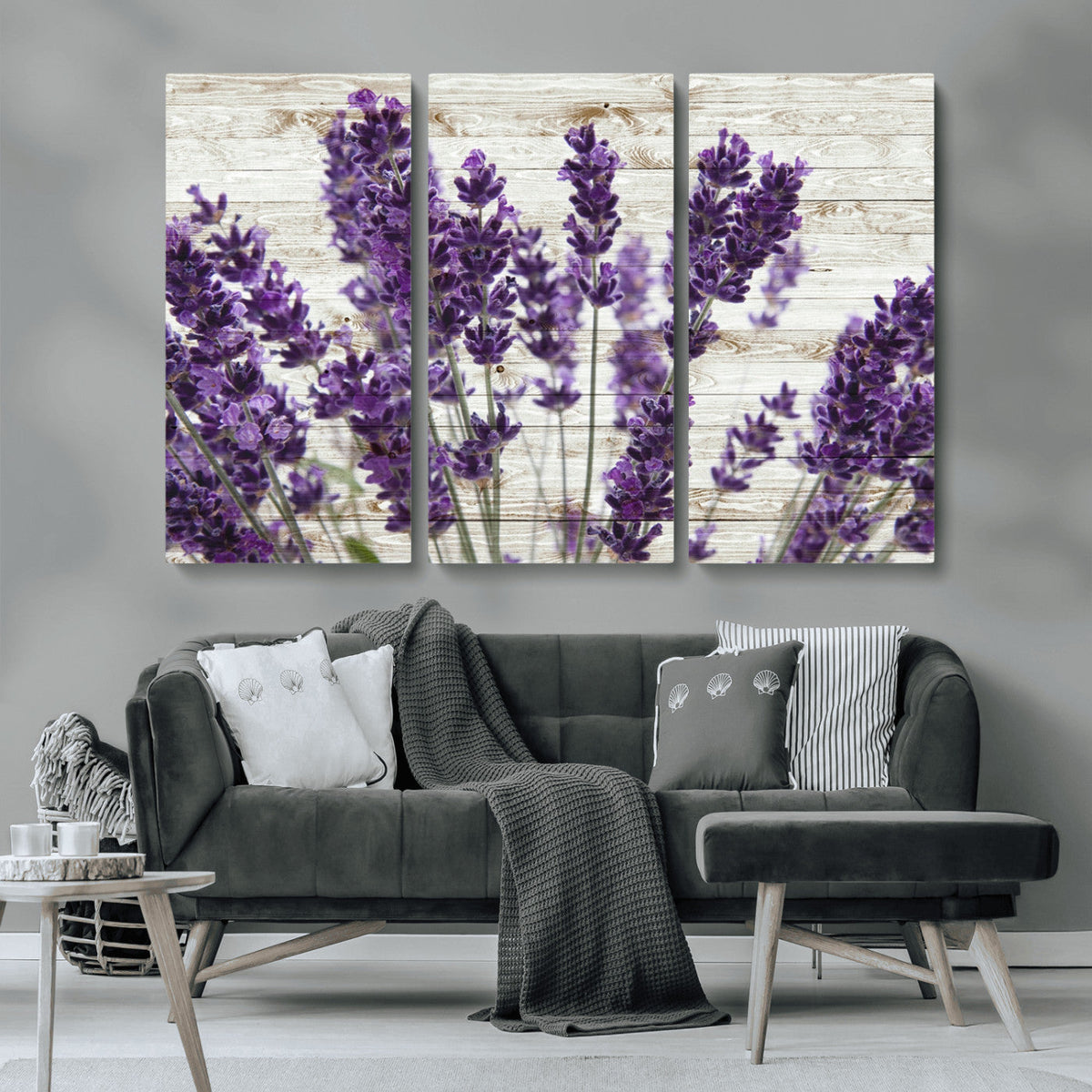 Lavender Herb Wall Art Canvas Print