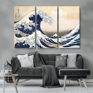 Hokusai: The Breaking Wave off Kanagawa Canvas Print