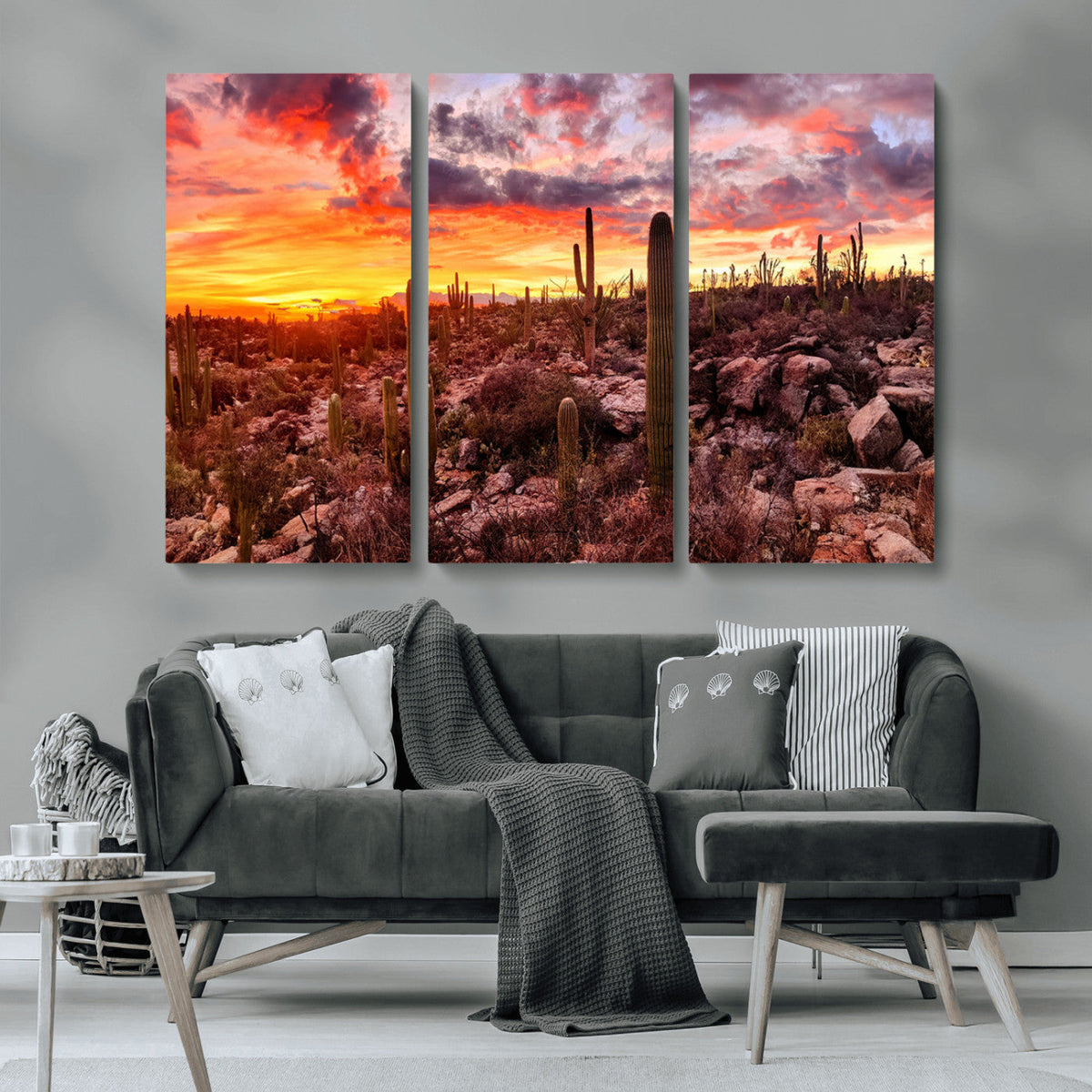 Arizona Desert Print, Western Cowboy Wall Art Print